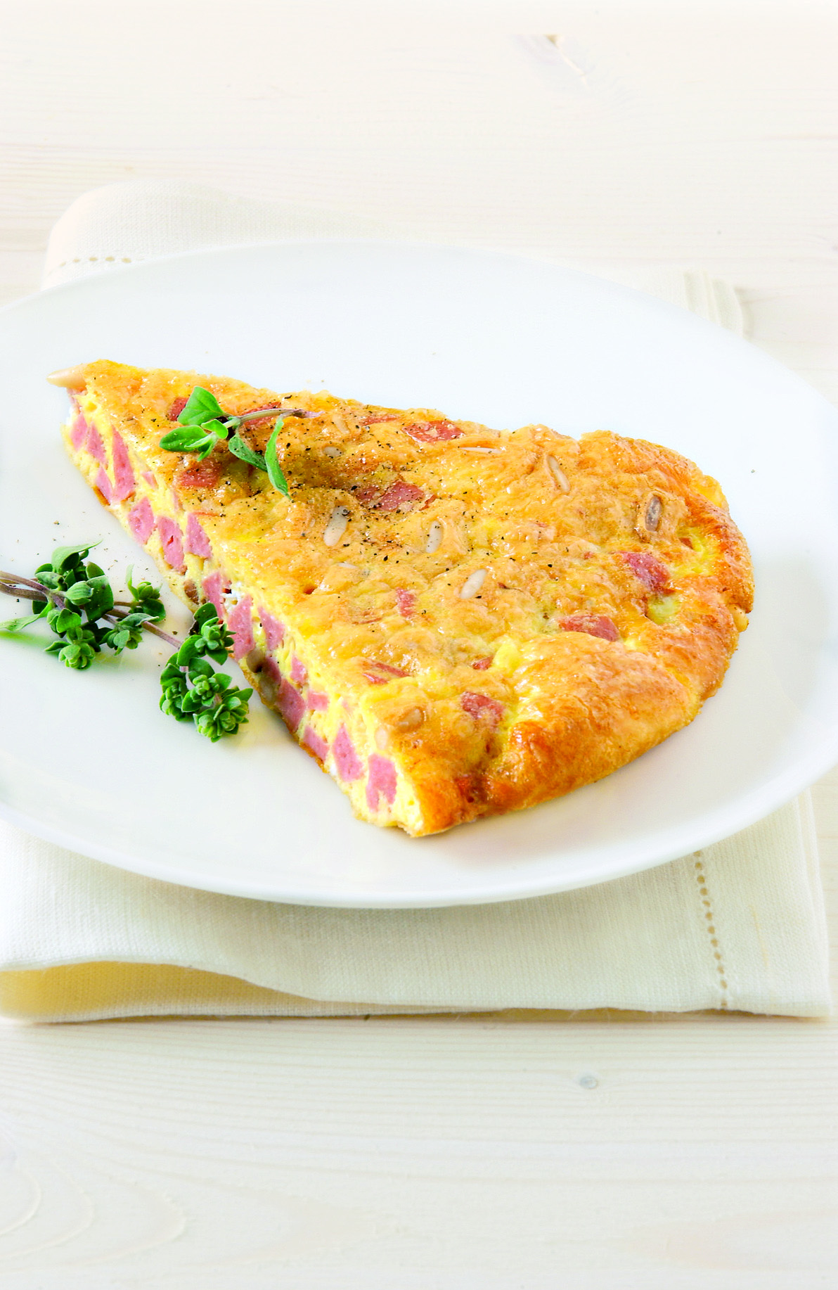 Ricetta Frittata con il prosciutto Donna Moderna