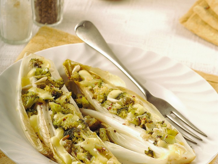 Indivia farcita ai broccoletti
