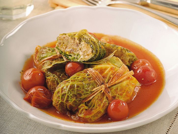 Involtini di verza e pane