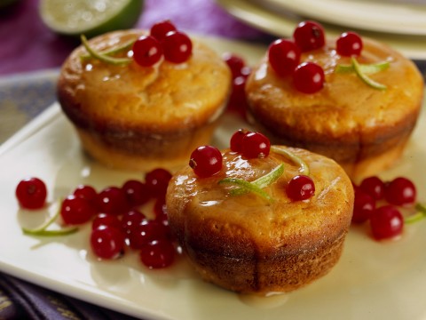 Tortine di ricotta al ribes