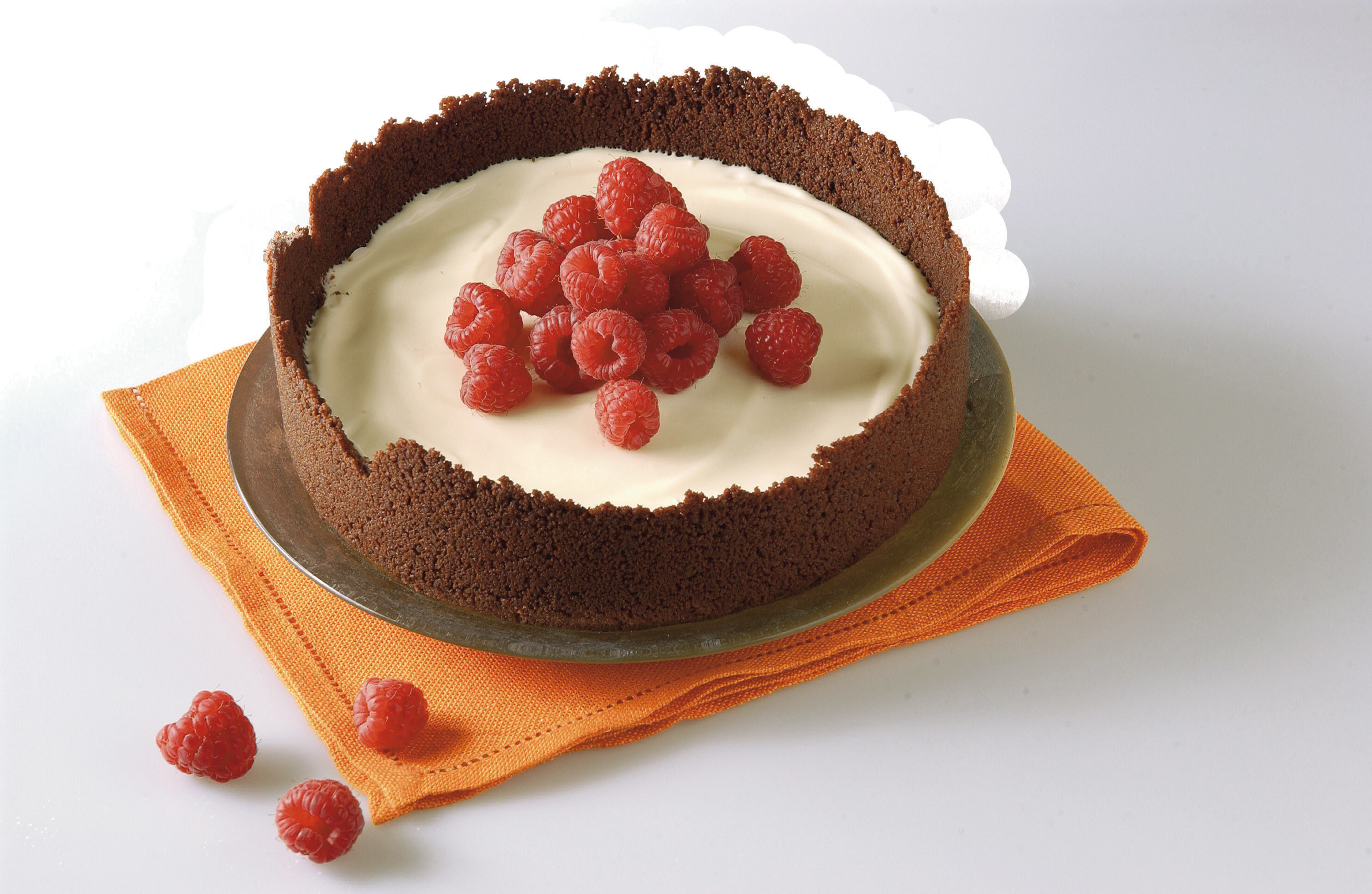 Cheesecake al cioccolato facile e senza gelatina