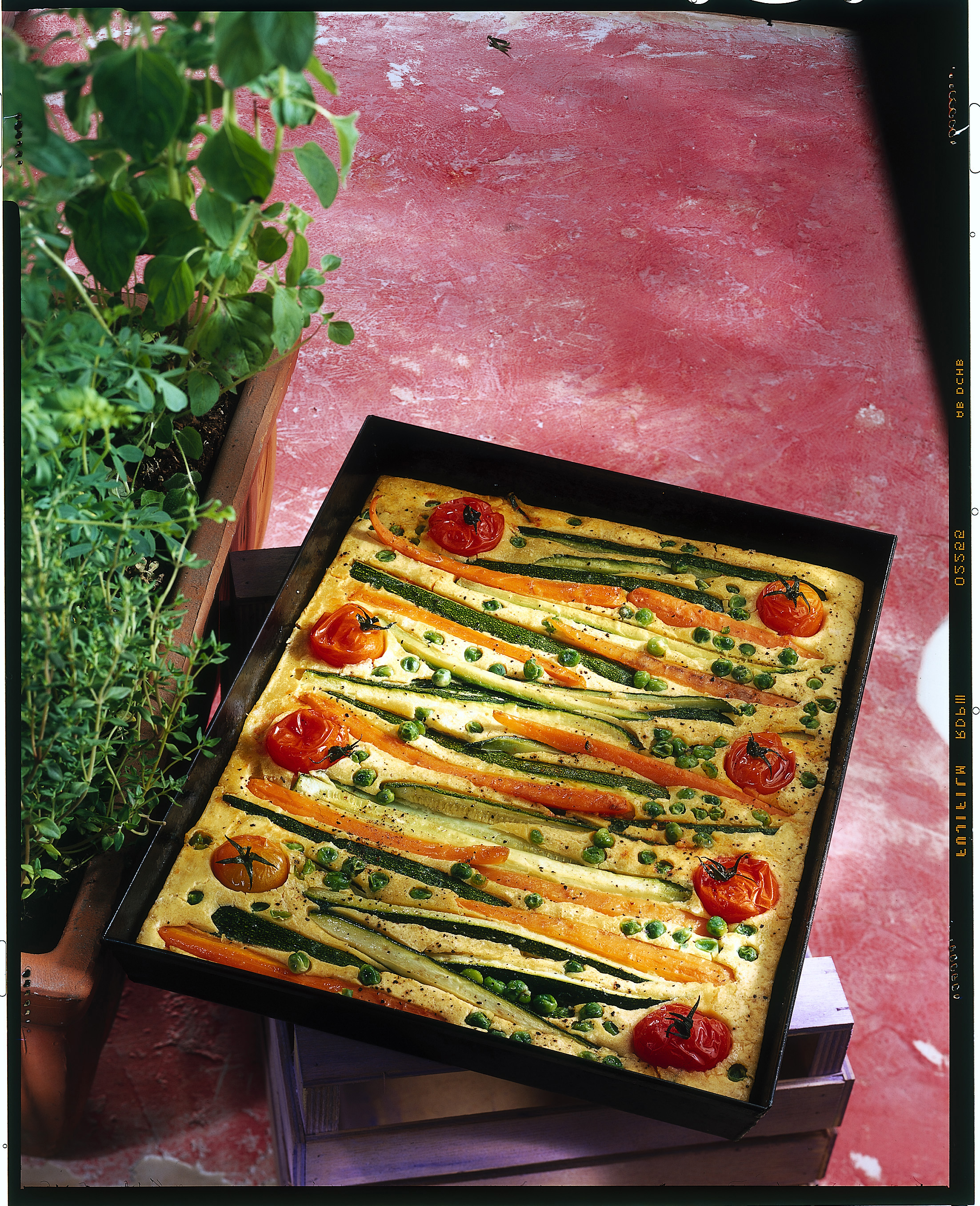 farinata di ceci con verdure
