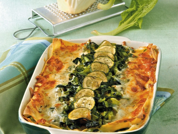 Ricetta Lasagne alle verdure verdi - Donnamoderna