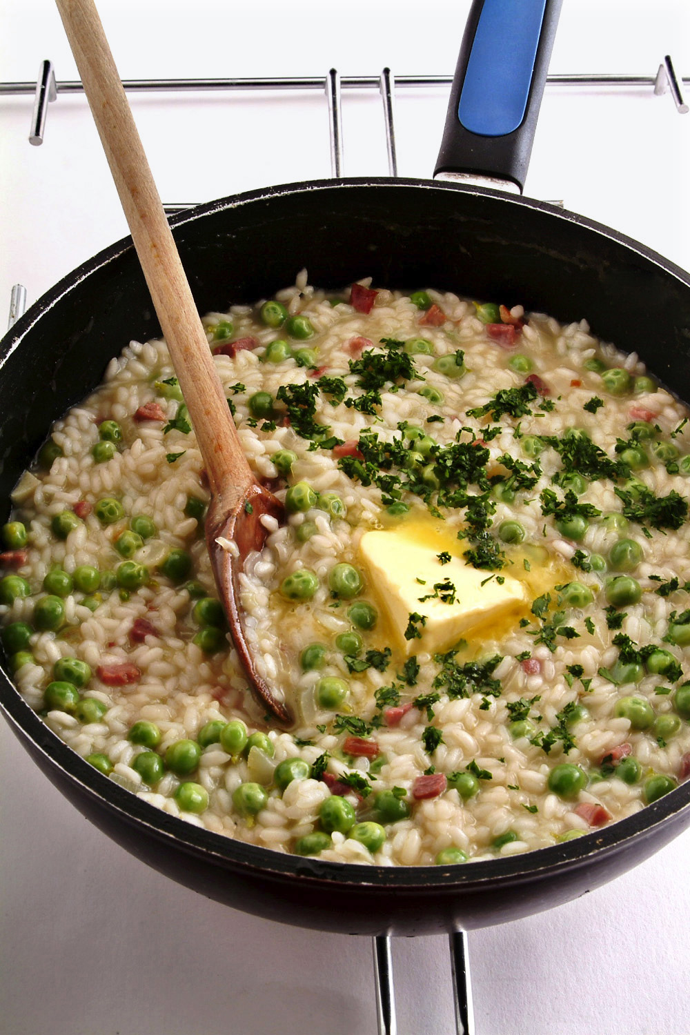 Ricetta Risi e bisi alla con prosciutto crudo e prezzemolo Donnamoderna