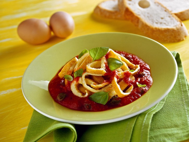 Frittata rifatta al sugo