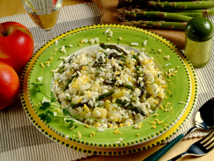 risotto-mimosa-agli-asparagi ricetta