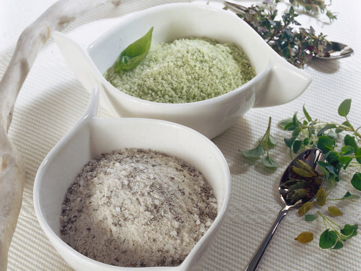 Sale aromatico al basilico