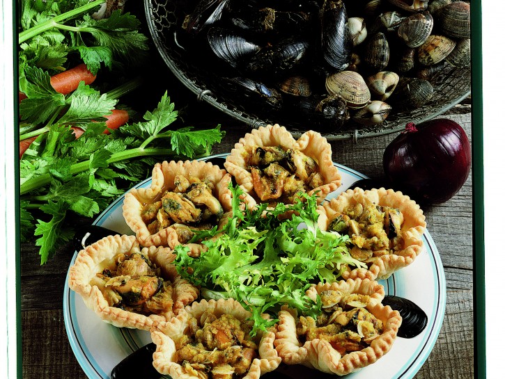 Cestini ripieni di mare