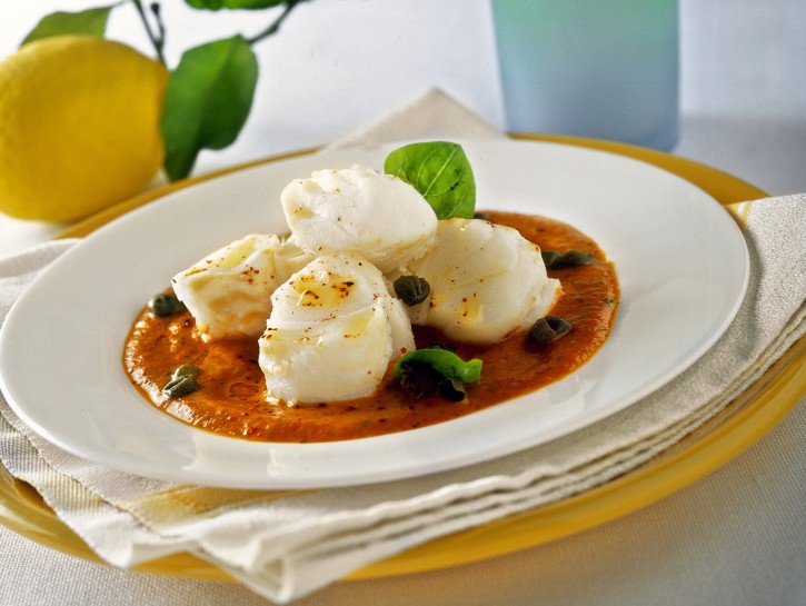 Filetti di merluzzo con peperoni