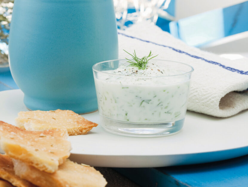 Salsa tzatziki tradizionale greca