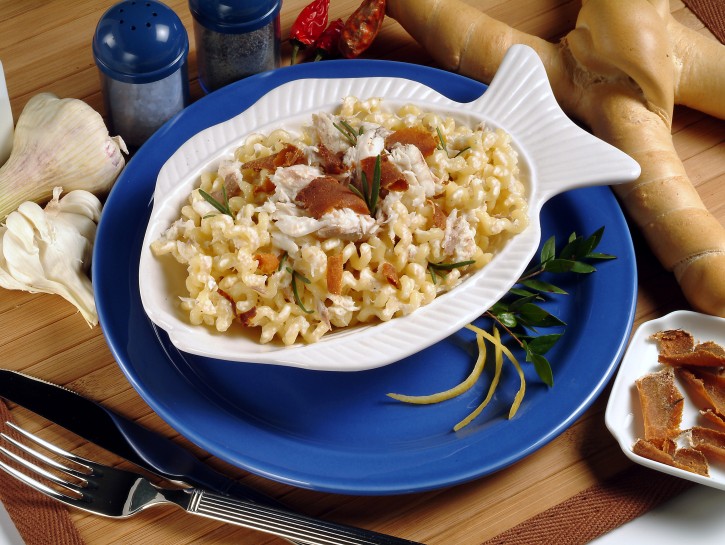 Fusilli spigola e bottarga
