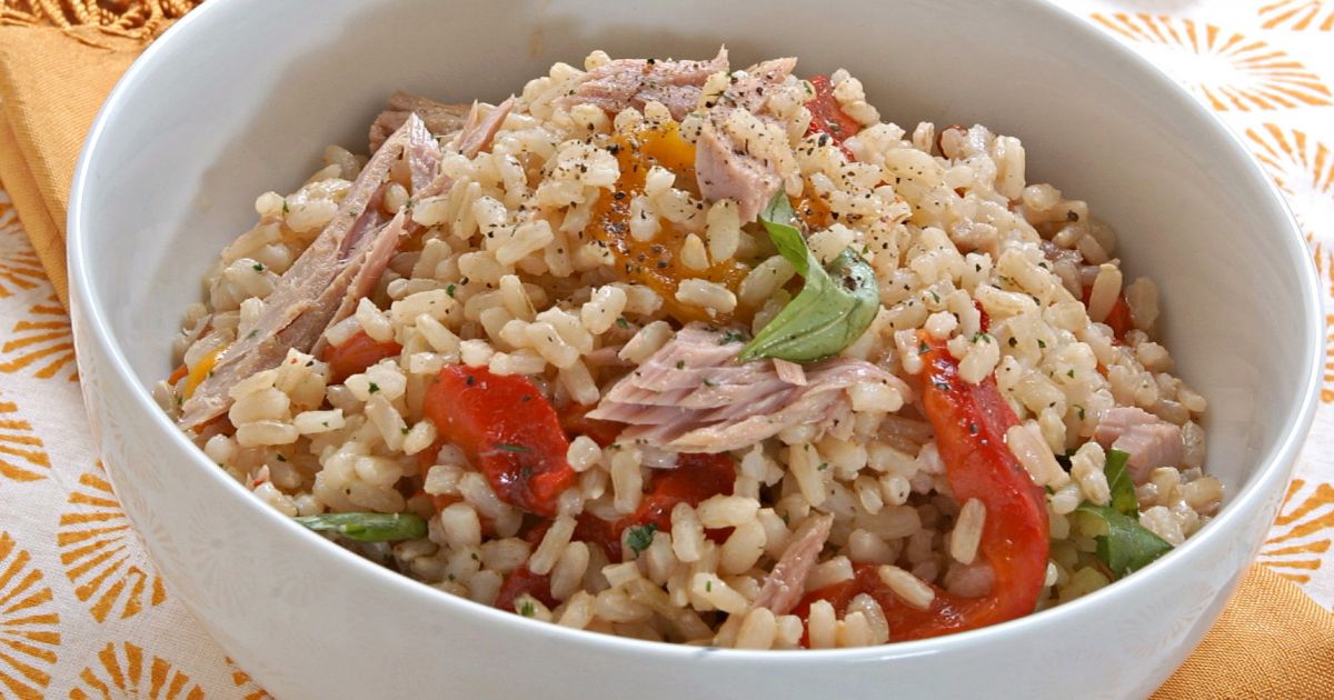 Ricetta Riso con tonno e peperoni Donna Moderna