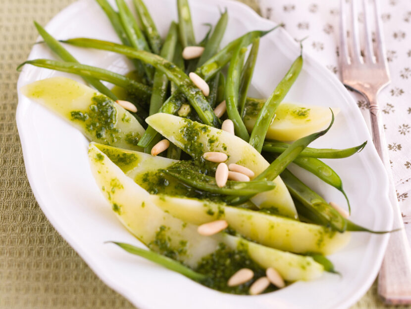 Fagiolini al basilico