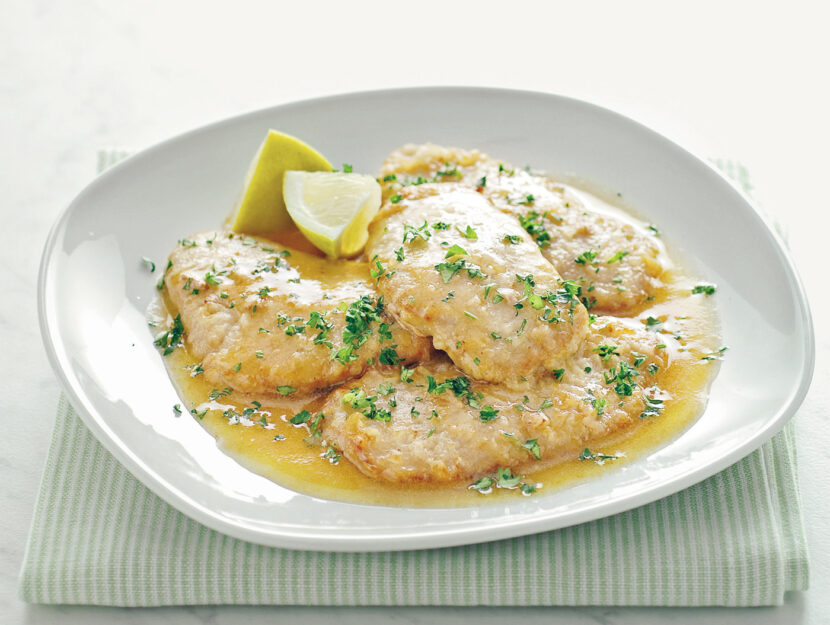 Scaloppine al limone e prezzemolo