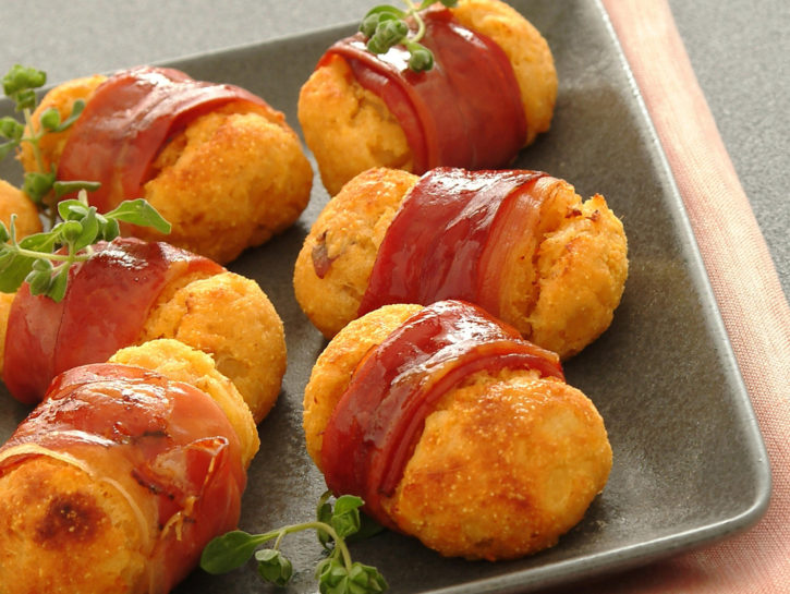 Crocchette di patate dolci allo speck