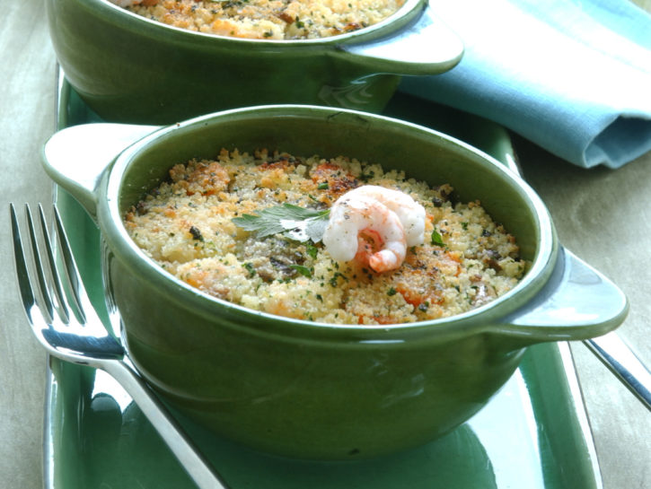 Gratin di cous cous all'italiana