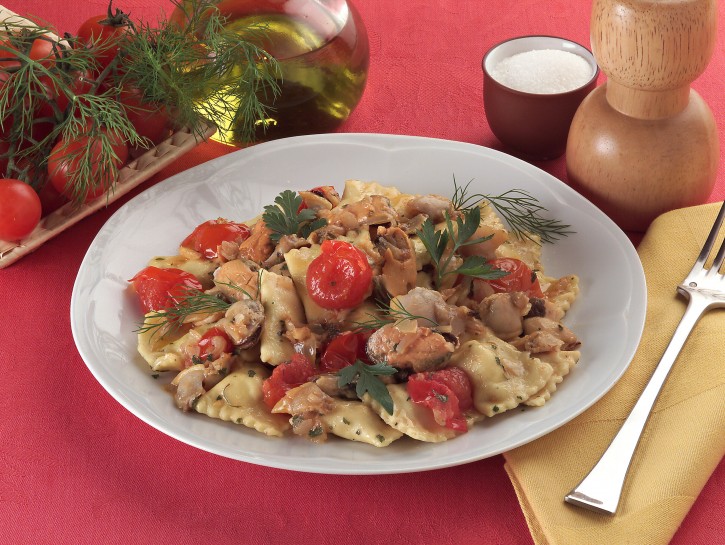 Ravioli al ripieno di pesce