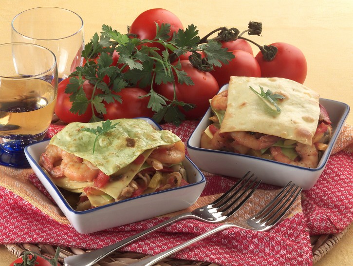 Ricetta Tortini di lasagne ai frutti di mare - Donna Moderna