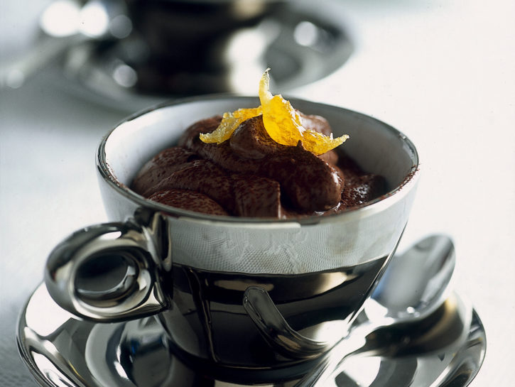 Mousse di cioccolato amaro