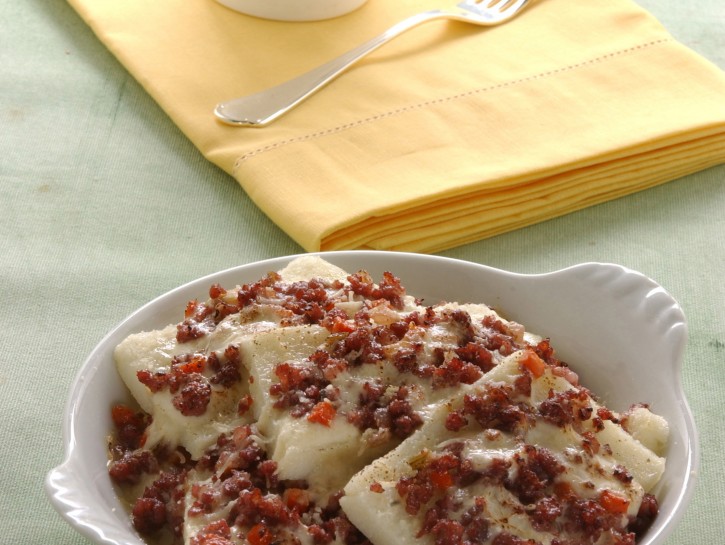 Ricetta Polenta bianca con ragù di carne Donna Moderna