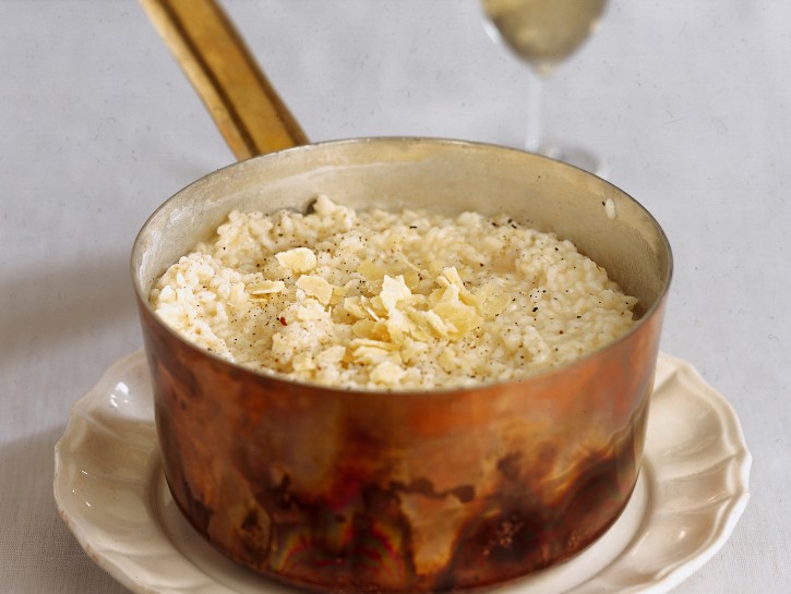 Risotto allo Champagne con il castelmagno