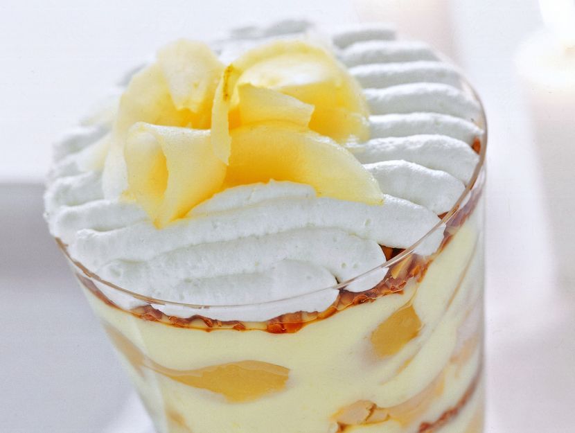 trifle-di-pere-e-mandorle ricetta