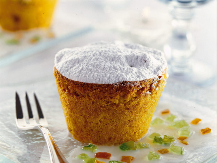 Delizie di panettone con crema di mandorle