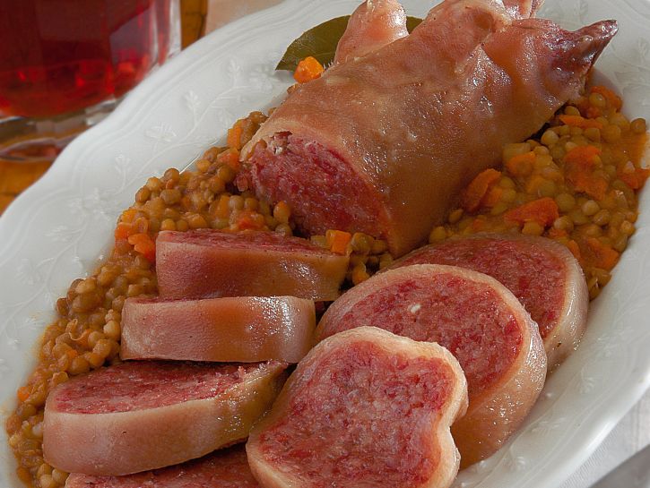 Zampone con le lenticchie