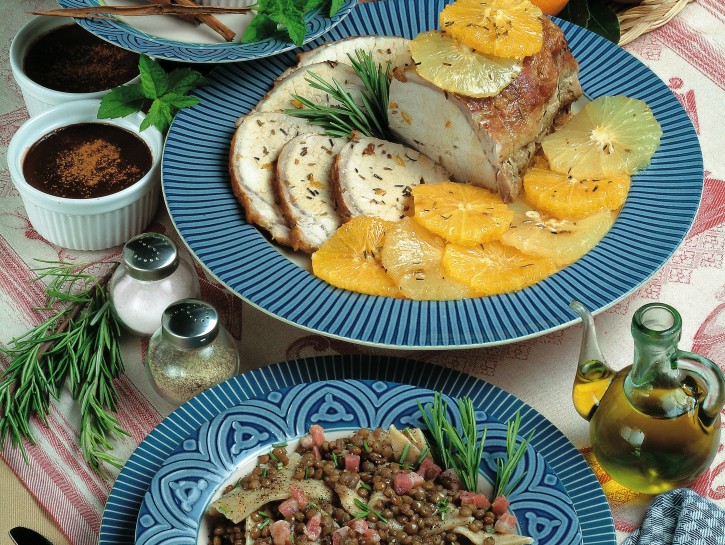 Arrosto di maiale agli agrumi
