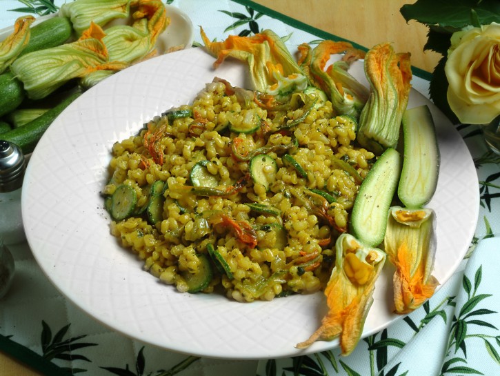 Orzotto allo zafferano