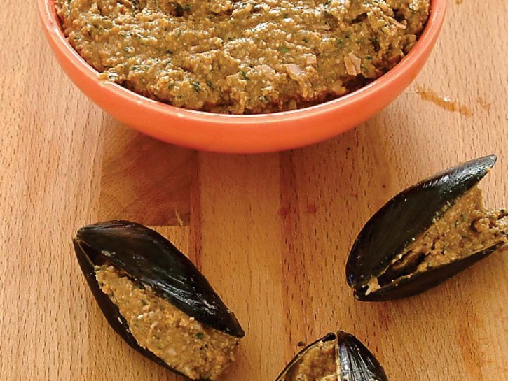 Padellata di cozze ripiene
