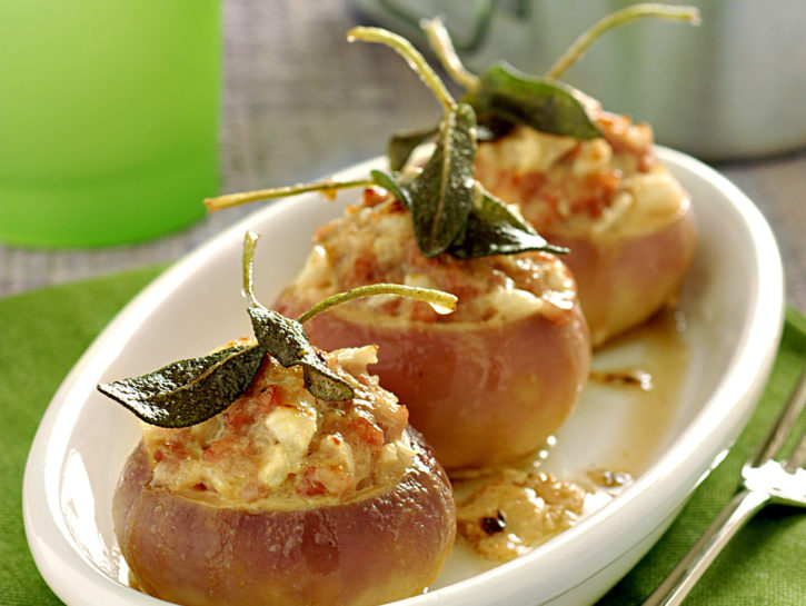 Rape ripiene alla salsiccia