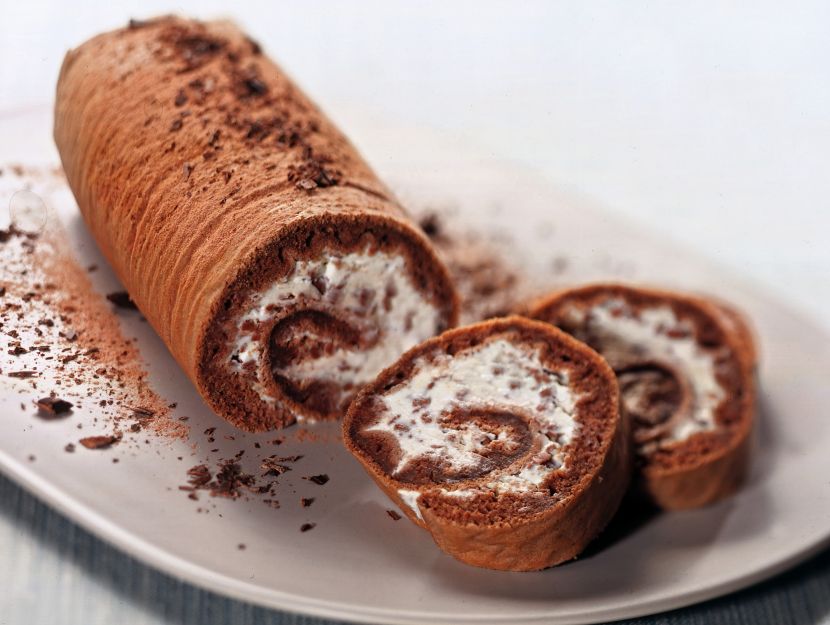 Tronchetto Di Natale Con Ricotta E Cioccolato.Ricetta Rotolo Al Cioccolato Farcito Con Ricotta Donna Moderna