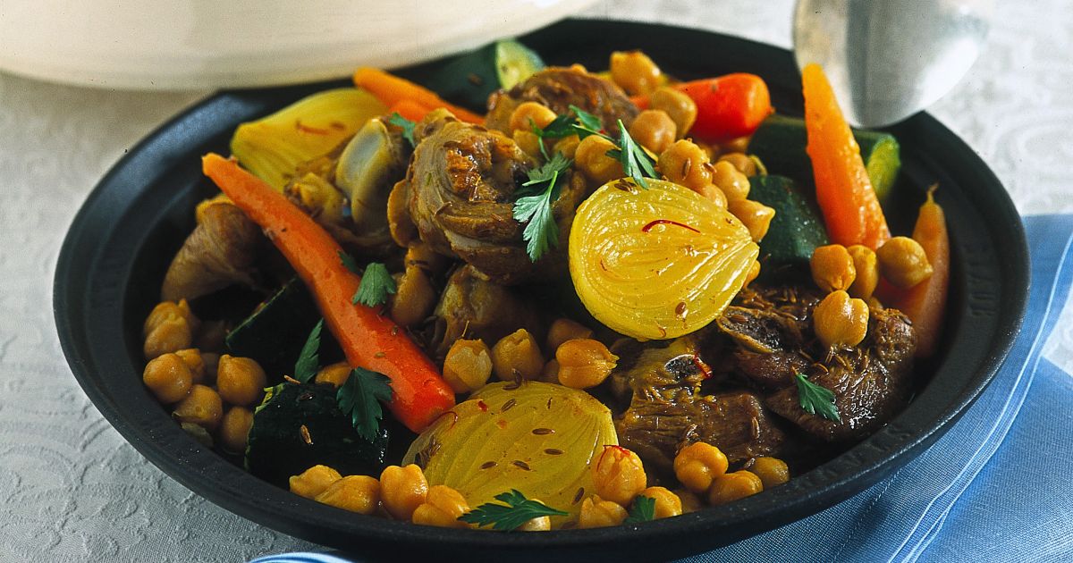Ricetta Tajine Di Agnello Con Verdure E Ceci Donna Moderna