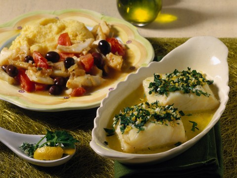 Baccalà in umido con le olive