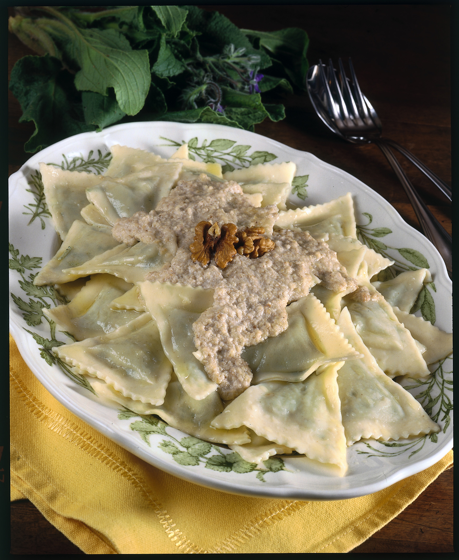 Ricetta Pansotti di magro alla ligure