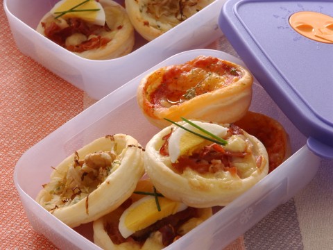 Pizzette miste di pasta sfoglia