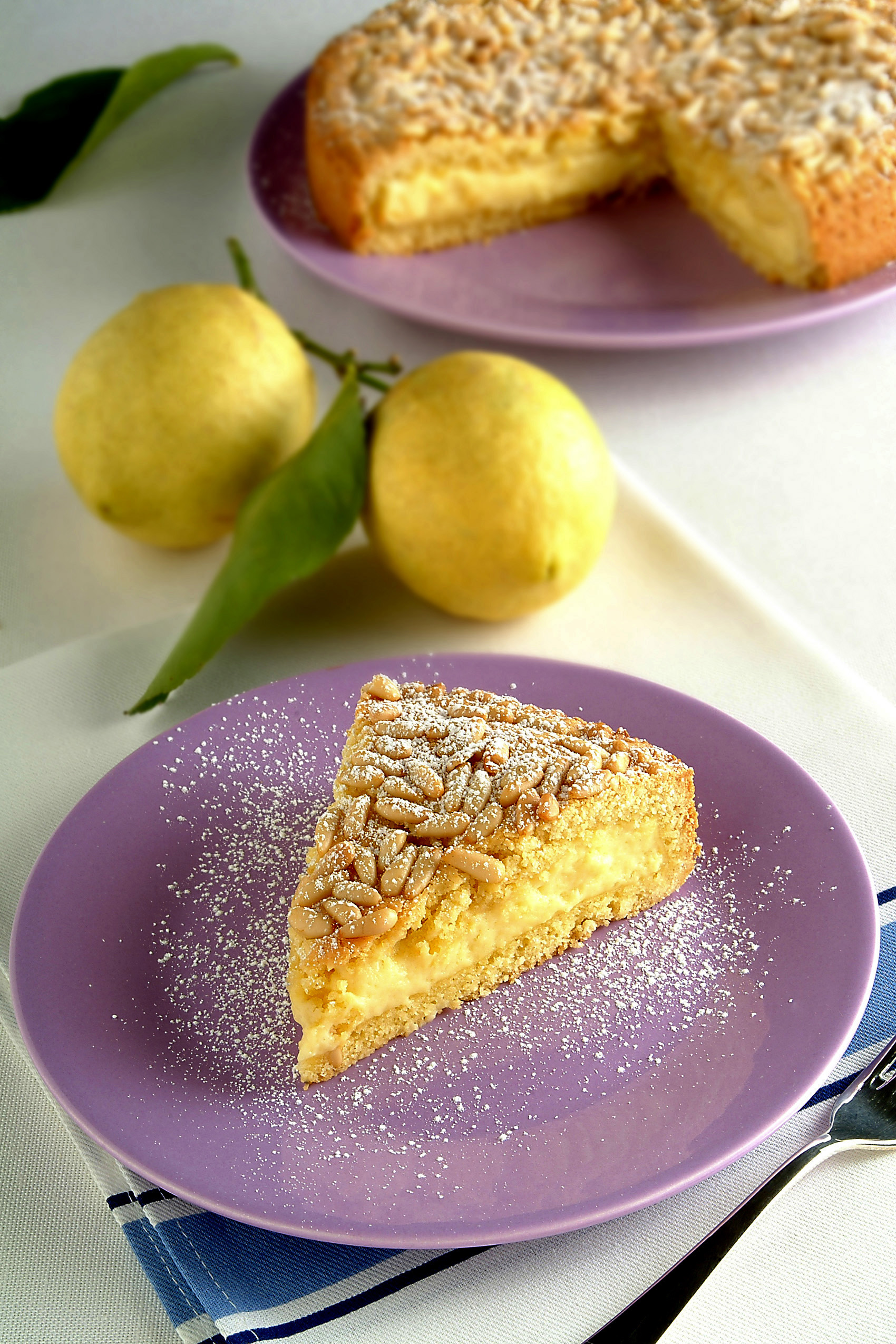 La Torta Della Nonna Con Crema