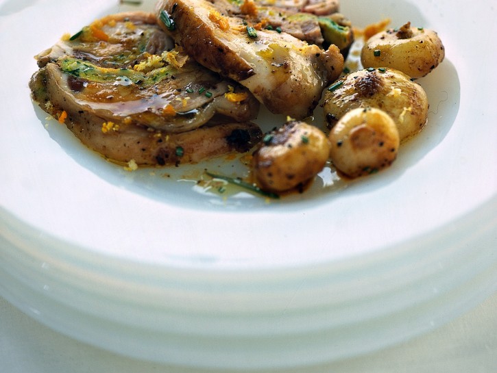 Arrosto di coniglio farcito