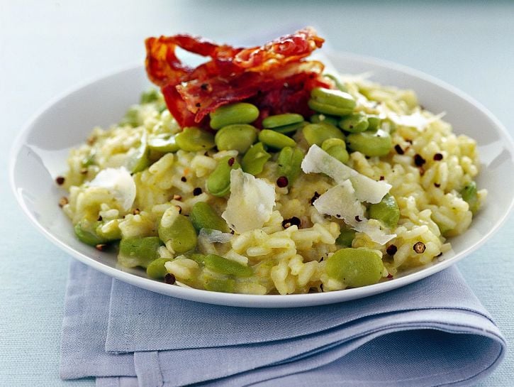 risotto-con-pancetta-croccante ricetta