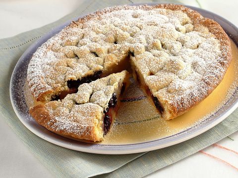 Torta con mele e more