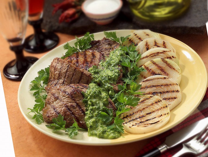 Roast beef in salsa piccante