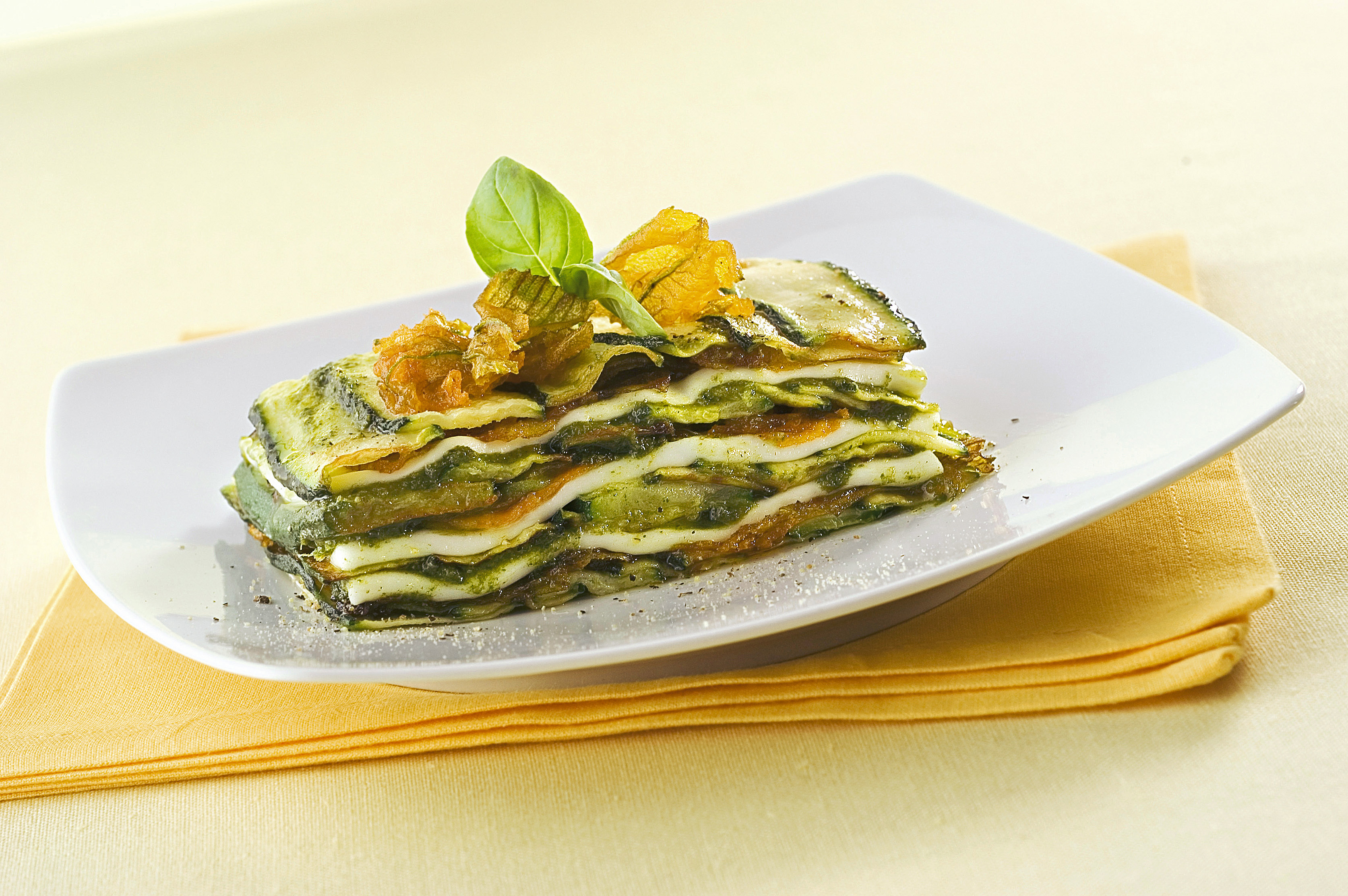 parmigiana di fiori di zucca