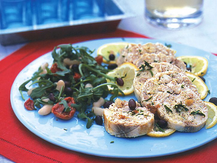 Arrosto di pesce spada farcito