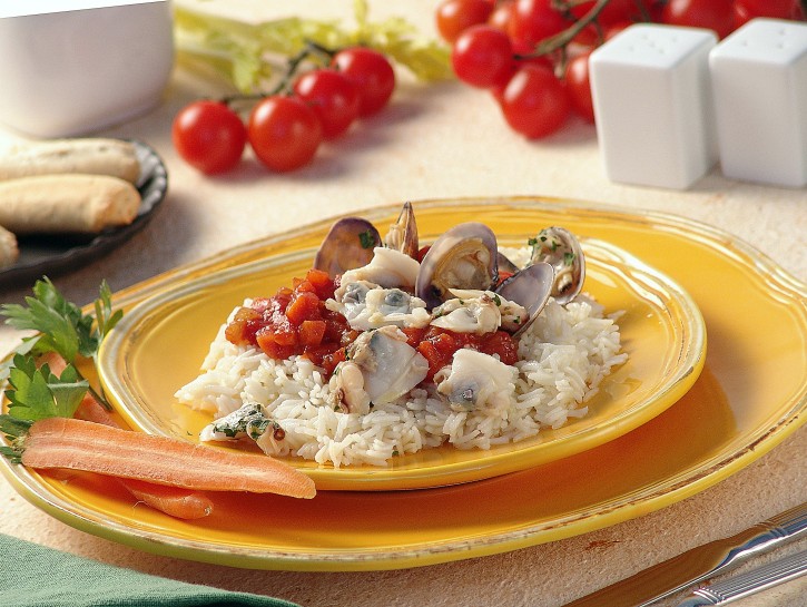 Riso pilaf alle vongole