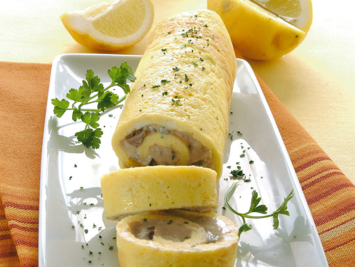 Rotolo di frittata al tonno