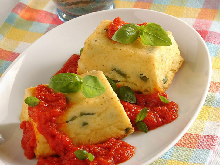 Sformatini di patate e fagiolini