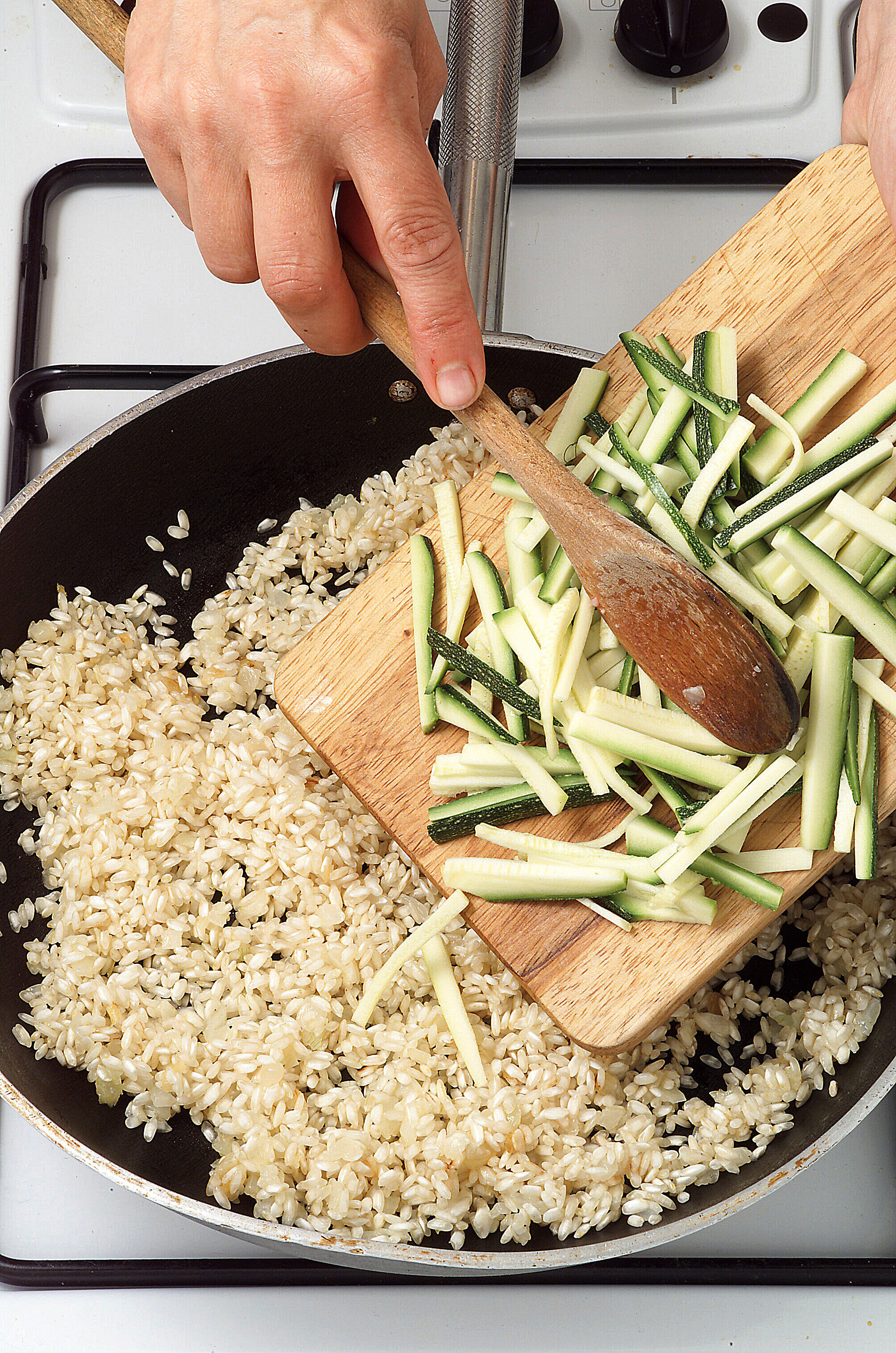 Ricetta Risotto gamberi e salsiccia Donna Moderna