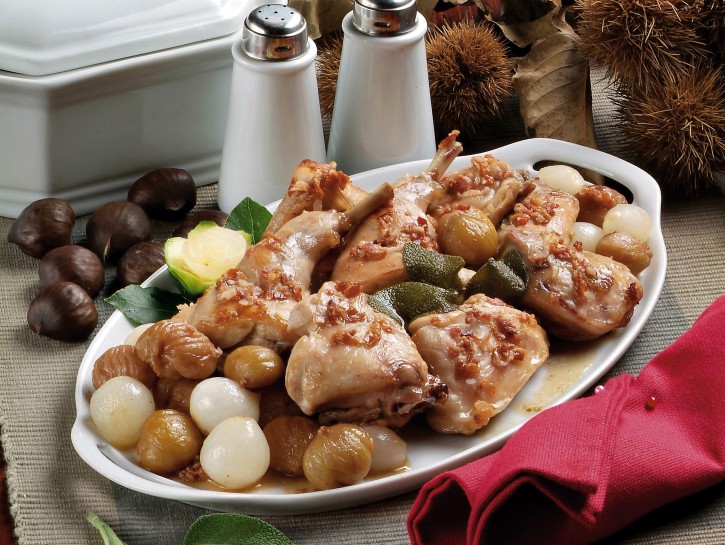 Coniglio alle castagne