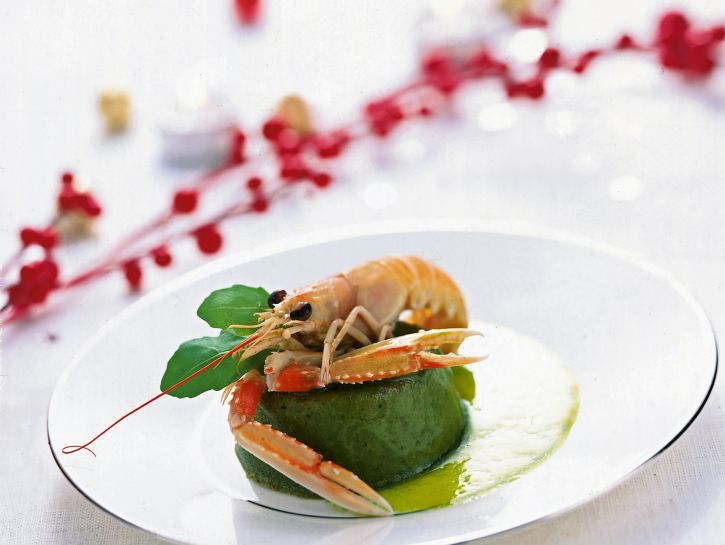 Scampi al vapore